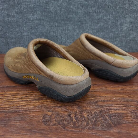 Merrell Jungle Moc Slip On Clogs Womens 7 Brown Suede Comfort Casual - Picture 6 of 14